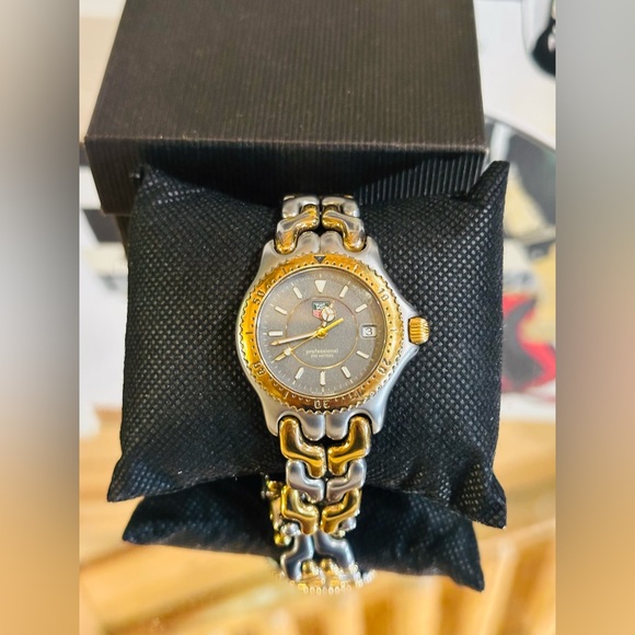 🔥 TAG HEUER WATCH PROFESSIONAL SWISS MADE WATER RESISTANT SIZE 8” - Picture 1 of 15